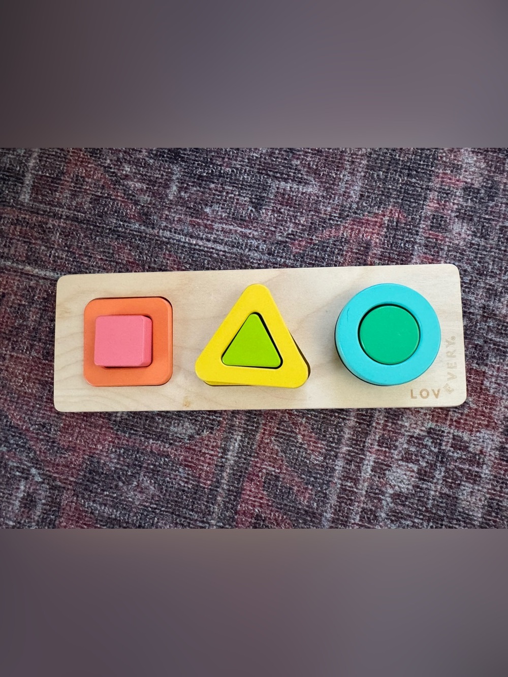 Lovevery Wooden Shape Sorting Puzzle
